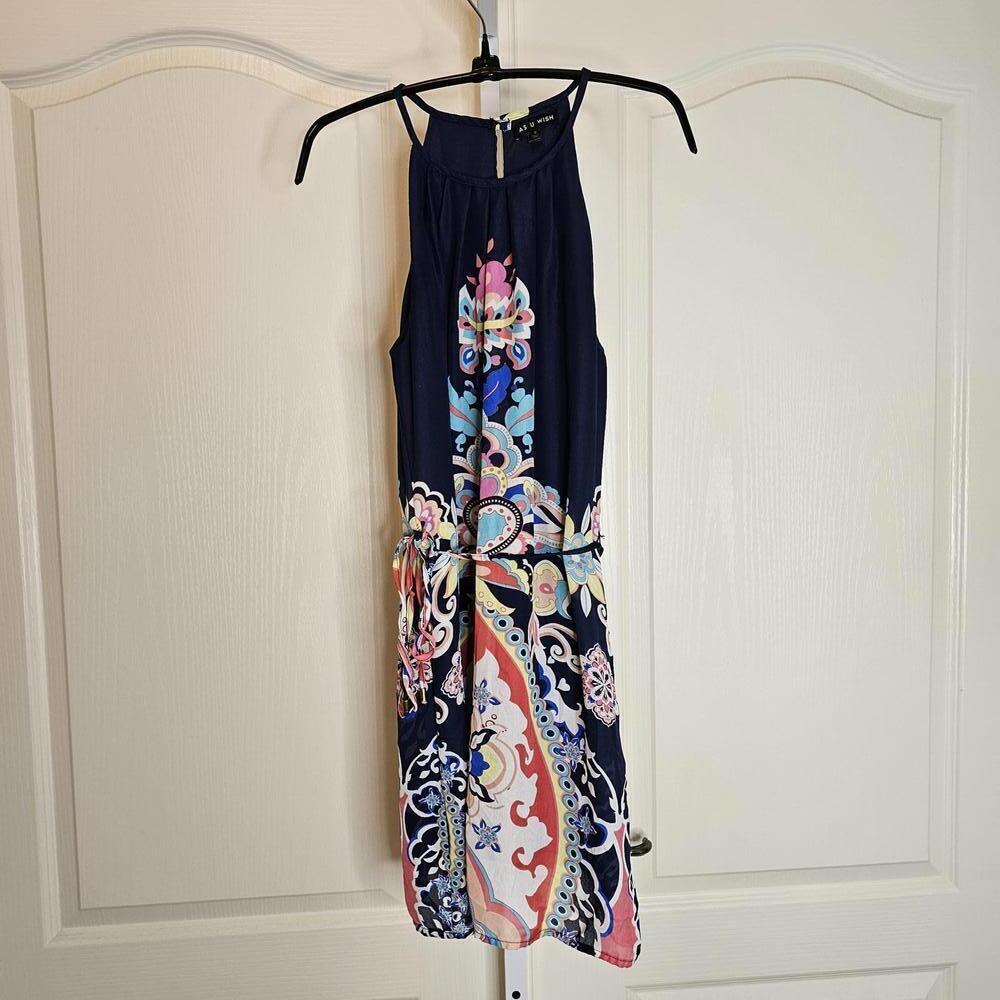 AS U WISH Women's Colorful Maxi Dress - Size Small